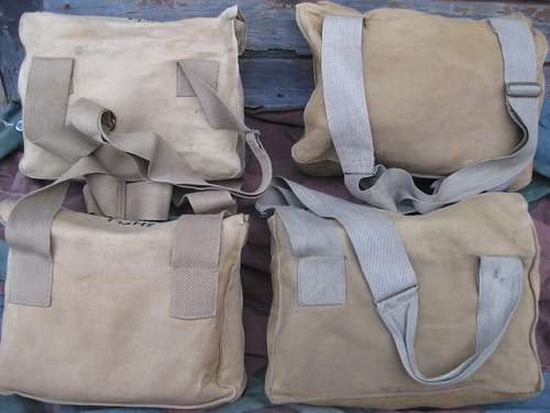 Different British medic bags