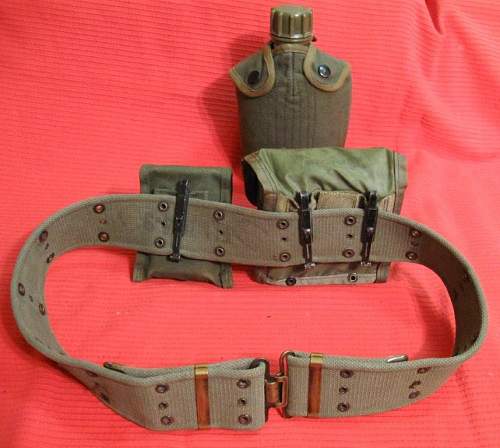 U.S. Web Belt and Pouches