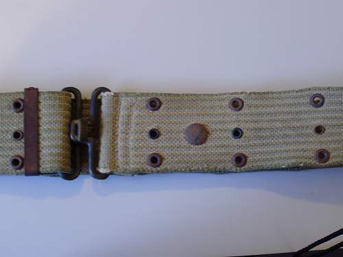 U.S. Web Belt and Pouches