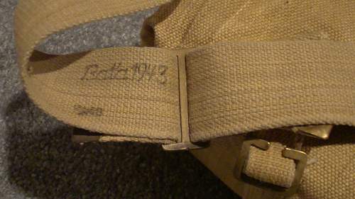 Indian-made Pattern 1937 Webbing Set Overview
