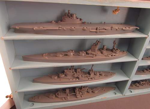 Wartime model ship