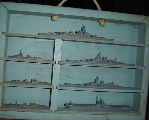Wartime model ship