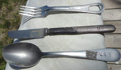 Some US Forks, Knife, and Spoons