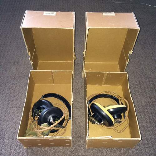 WWII Canadian Headphones (Boxed)