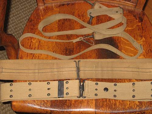 My New World War One Web Belts and the like