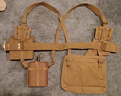 Early War British Officer's Pattern 1937  Webbing Set (MEC&#7484; 1938-1941)