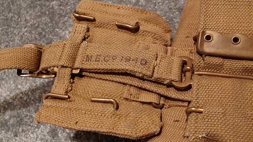 Early War British Officer's Pattern 1937  Webbing Set (MEC&#7484; 1938-1941)