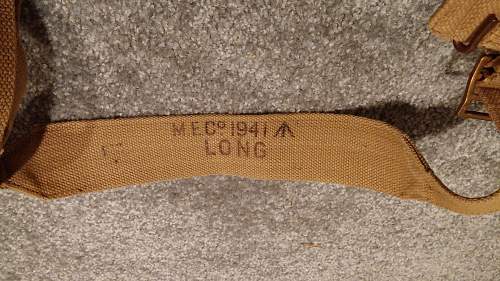 Early War British Officer's Pattern 1937  Webbing Set (MEC&#7484; 1938-1941)