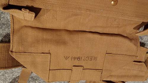 Early War British Officer's Pattern 1937  Webbing Set (MEC&#7484; 1938-1941)