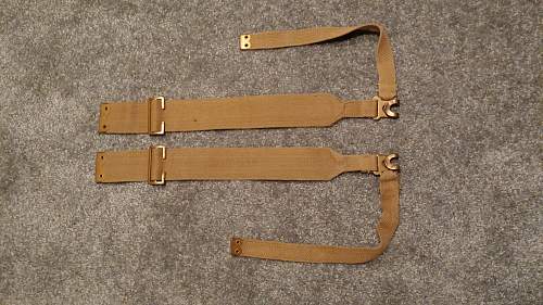 Early War British Officer's Pattern 1937  Webbing Set (MEC&#7484; 1938-1941)