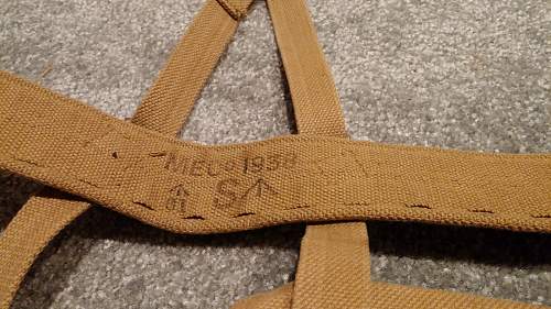 Early War British Officer's Pattern 1937  Webbing Set (MEC&#7484; 1938-1941)