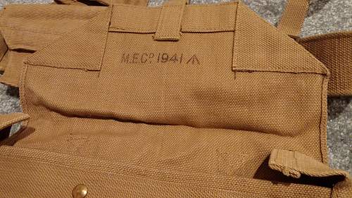 Early War British Officer's Pattern 1937  Webbing Set (MEC&#7484; 1938-1941)