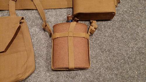 Early War British Officer's Pattern 1937  Webbing Set (MEC&#7484; 1938-1941)