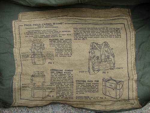 Pack,Field,cargo , M- 1945.