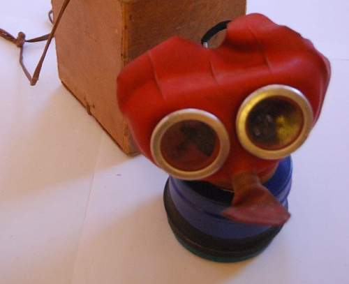 Childs &quot;Mickey Mouse&quot; Gas Mask.