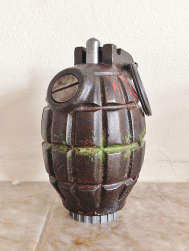 WW2 1943 M36 Mk1 Mills Bomb Grenade