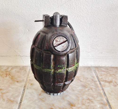 WW2 1943 M36 Mk1 Mills Bomb Grenade