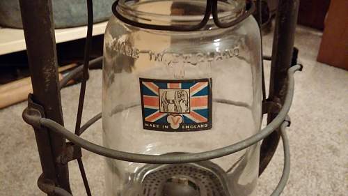 Can anybody date this British hurricane lamp?