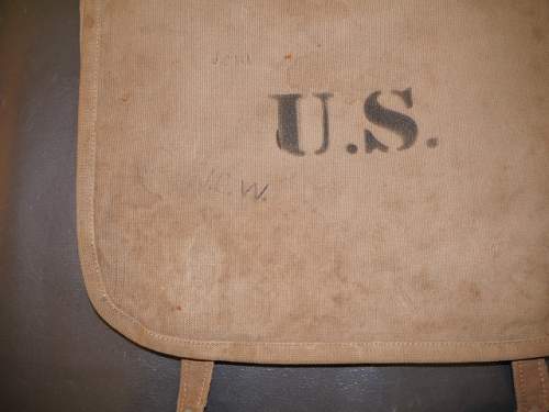 Help with ID'ing a US bag from WW1 Period - possible blanket bag. Watervliet Arsenal