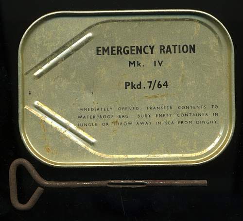 RAF Emergency Flying Ration MKII tins