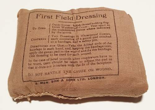 First Field Dressings: They're not all Australian!