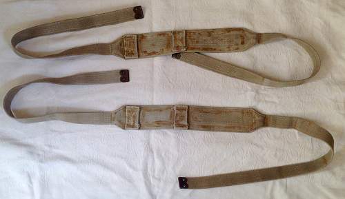 1940 Pattern Cavalry Webbing Shoulder Braces