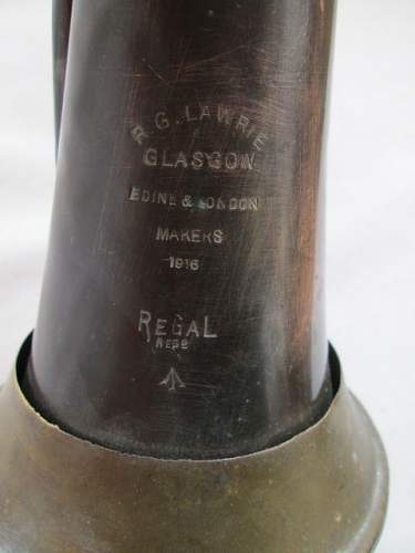 ..if only objects could talk... a repatriated 1916 &quot;captured &quot; army bugle