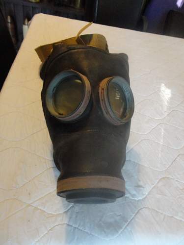 WW2 British dog ( yes, Dog) gas Mask