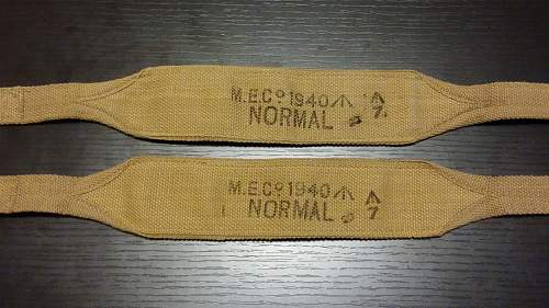 Uncommon Mills Experimental Pattern 1937 Webbing Braces