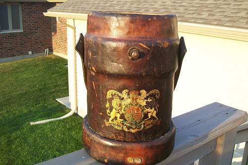 Does anyone know what this leather bucket is for......British and very old.