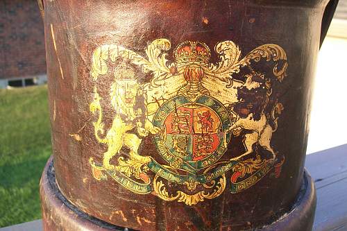 Does anyone know what this leather bucket is for......British and very old.