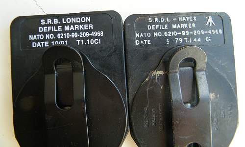 Army defile markers