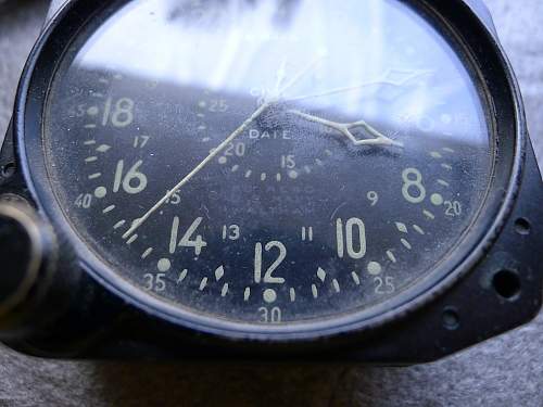 Beautiful BU. Aero US. Navy Waltham 8 day clock, what is it out of?