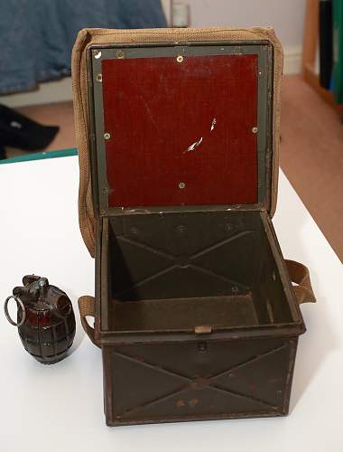 British signal lamp box