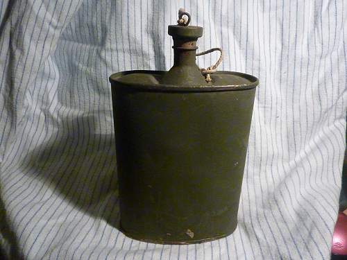 Water Bottle Indian made 1943