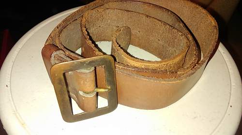 Possibly Home Guard Leather Equipment Carrier