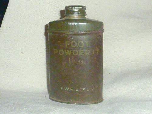 Unusual Foot Powder tin