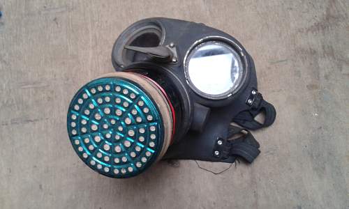 Gas mask asbestos risk?