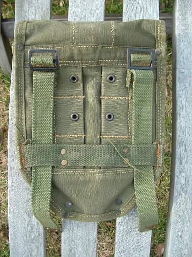 M37 Haversack and converted US Shovel Carrier