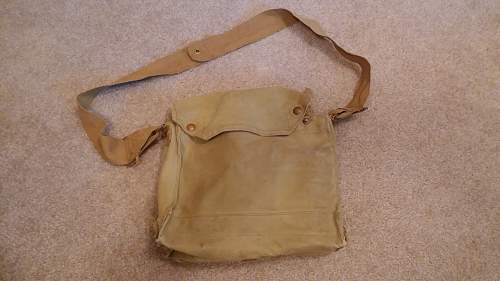 British mk 6 and 7 gas  mask bags.