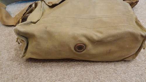 British mk 6 and 7 gas  mask bags.