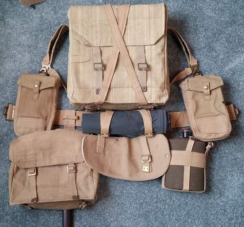 Australian Pattern 1937 Webbing Set in Pictures