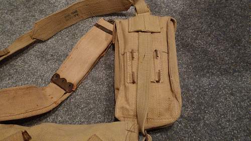 Union of South Africa Pattern 1937 Webbing Set in Pictures