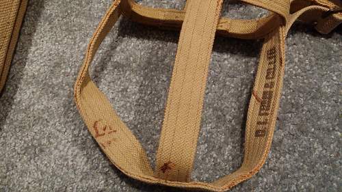 Union of South Africa Pattern 1937 Webbing Set in Pictures