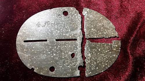 Help Identifying WWII Dug SS Relic ID Discs Tags