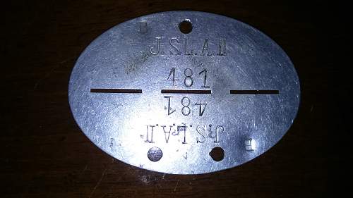 J.S.L.A. all dog tag unit? Wehrmacht