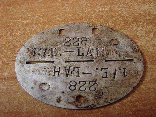 Help Identifying WWII Dug SS Relic ID Discs Tags