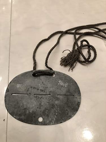 german ww2 dog tag