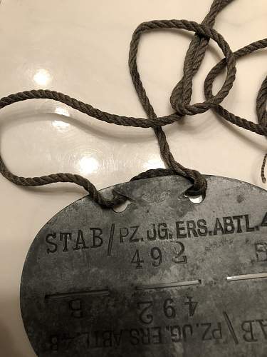 german ww2 dog tag