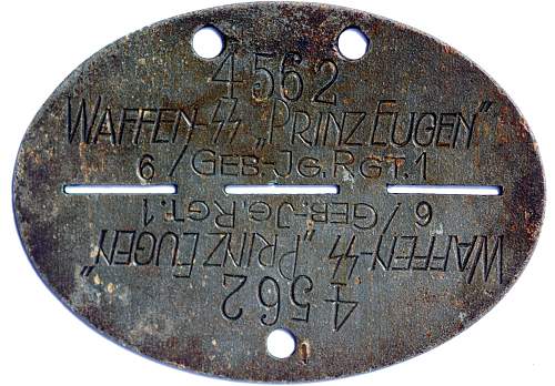 Show your Gebirgsjäger Dog Tags Erkennungsmarke